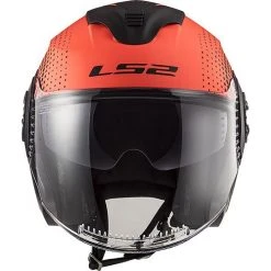 Motorcycle Helmet Jet Double Visor Ls2 OF570 VERSO Spin Orange Fluo Matt -Ls2 Sales Shop motorcycle helmet jet double visor ls2 of570 verso spin orange fluo matt 66970