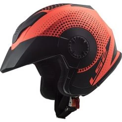 Motorcycle Helmet Jet Double Visor Ls2 OF570 VERSO Spin Orange Fluo Matt -Ls2 Sales Shop motorcycle helmet jet double visor ls2 of570 verso spin orange fluo matt 66975