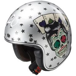 Motorcycle Helmet Jet Fiber LS2 OFF 583 Bobber Tattoo Silver 9 Motorcycle Helmet Jet Fiber LS2 OFF 583 Bobber Tattoo Silver -Ls2 Sales Shop motorcycle helmet jet fiber ls2 off 583 bobber tattoo silver 22758