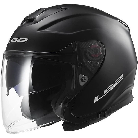 Motorcycle Helmet Jet LS2 OF521 Double Visor Infinity Matt Black 3 Motorcycle Helmet Jet LS2 OF521 Double Visor Infinity Matt Black