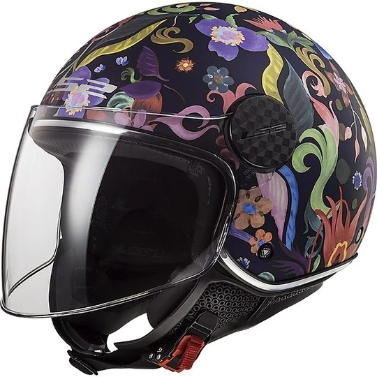 Motorcycle Helmet Jet LS2 OF558 SPHERE LUX Bloom Black Pink + Dark Visor 3 Motorcycle Helmet Jet LS2 OF558 SPHERE LUX Bloom Black Pink + Dark Visor
