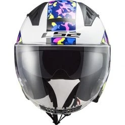 Motorcycle Helmet Jet Ls2 OF600 COPTER Crispy White Yellow Fluo -Ls2 Sales Shop motorcycle helmet jet ls2 of600 copter crispy white yellow fluo 135606