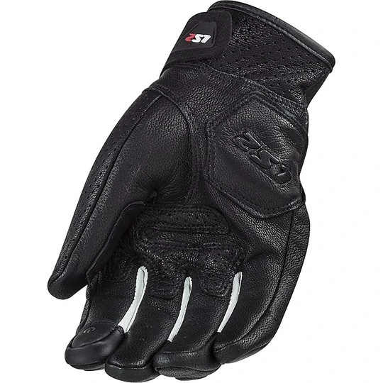 Motorcycle Leather Gloves CE Sports Ls2 SPARK Black 7 Motorcycle Leather Gloves CE Sports Ls2 SPARK Black - Image 5
