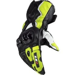 Motorcycle Leather Gloves CE Sports Ls2 SWIFT Black Yellow Fluo -Ls2 Sales Shop motorcycle leather gloves ce sports ls2 swift black yellow fluo 96856
