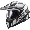Off Road Touring Motorcycle Helmet In HPCF Ls2 MX701 Explorer ALTER Matt Black White -Ls2 Sales Shop off road touring motorcycle helmet in hpcf ls2 mx701 explorer alter matt black white 106961