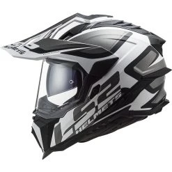 Ls2 Sales Shop -Ls2 Sales Shop off road touring motorcycle helmet in hpcf ls2 mx701 explorer alter matt black white 106962
