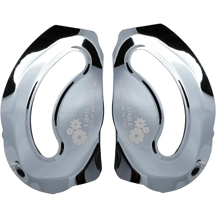 Silver Aluminum Side Plates For Ls2 FF900 VALIANT Helmet 2 3 Silver Aluminum Side Plates For Ls2 FF900 VALIANT Helmet 2
