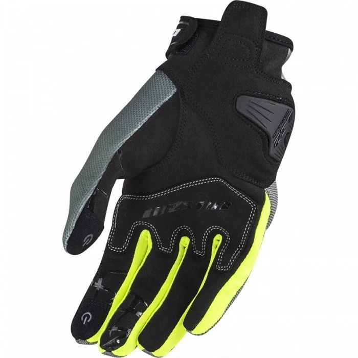 Summer Motorcycle Gloves Ls2 Dart 2 Gray Yellow 3 Summer Motorcycle Gloves Ls2 Dart 2 Gray Yellow - Image 2