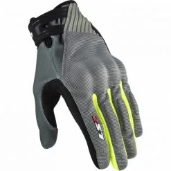 Summer Motorcycle Gloves Ls2 Dart 2 Gray Yellow