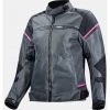 Summer Perforated LS2 Riva Lady Motorcycle Jacket Black Gray Pink 1 Summer Perforated LS2 Riva Lady Motorcycle Jacket Black Gray Pink -Ls2 Sales Shop summer perforated ls2 riva lady motorcycle jacket black gray pink 126927