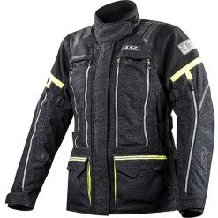 Technical Motorcycle Jacket LS2 Nevada Lady WP Triple Layer Certified Black Yellow Fluo