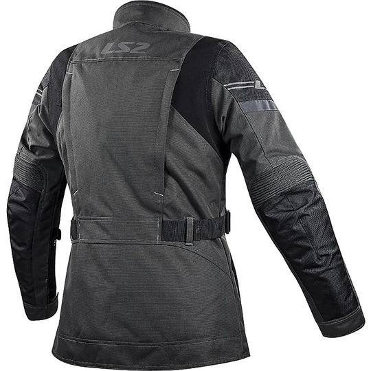 Technical Motorcycle Jacket LS2 Petrol Lady Dark Gray Certified 4 Technical Motorcycle Jacket LS2 Petrol Lady Dark Gray Certified - Image 2