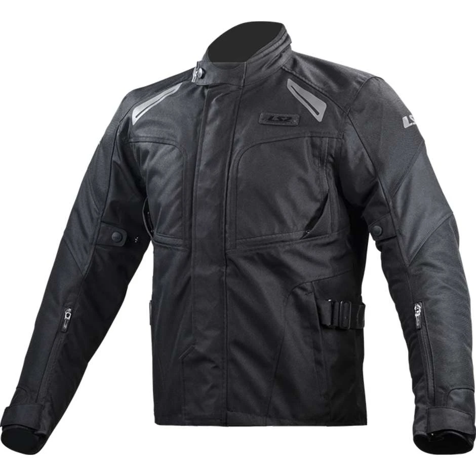 Technical Motorcycle Jacket LS2 Phase Man WP Black Certified 3 Technical Motorcycle Jacket LS2 Phase Man WP Black Certified