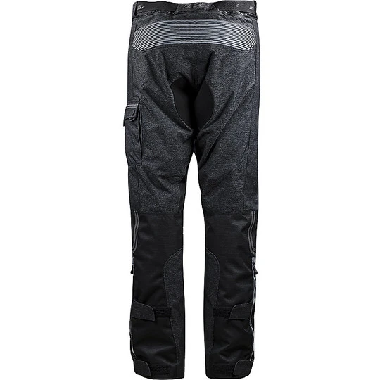 Technical Motorcycle Pants LS2 Nevada Man Triple Layer Black Gray Certified 4 Technical Motorcycle Pants LS2 Nevada Man Triple Layer Black Gray Certified - Image 2