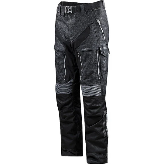 Technical Motorcycle Pants LS2 Nevada Man Triple Layer Black Gray Certified 5 Technical Motorcycle Pants LS2 Nevada Man Triple Layer Black Gray Certified - Image 3
